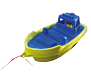 bateau radio miroir d'eau etang